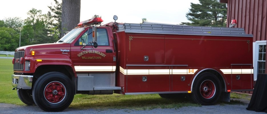 red fire truck